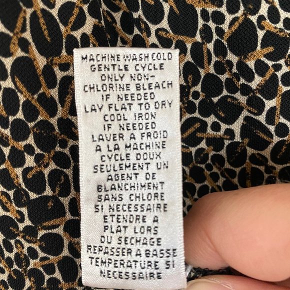 Talbots Petite size 8 summer dress with draped neckline - Picture 5 of 5